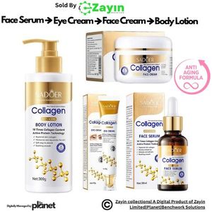 SADOER 4PCS Collagen Skin Care Set – Anti-Wrinkle & Moisturizing
