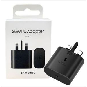Samsung 25W Super Fast Charger Adapter With Type C To C Output For Galaxy A05, A05s, A14, A15, A23, A24, A25, A33, A34, A35, A53, A54, A55, A73, A74, A75