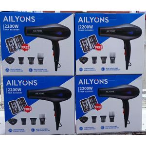 21 G Professional 2200W High-Speed Hair Blowdryer - Low Noise Styling Tool