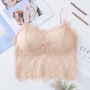 Floral Bralette Padded Push Up Lace Bras for Women Sexy Lingerie