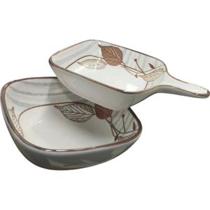 Single Handle Soup Bowl + Handleless Spice Bowl