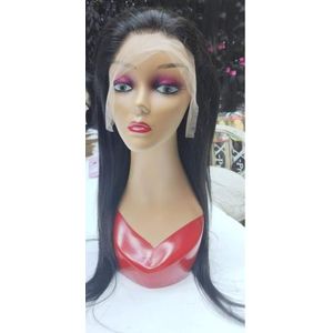 Human 26 inch  long, straight hair texture, likely a "bone straight" style