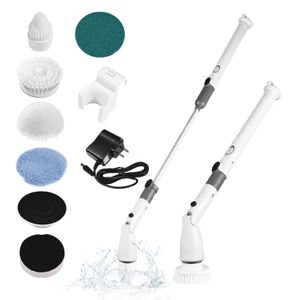 Electric Spin Scrubber, Cordless Electric Cleaning Brush with Auto  Detergent Dispenser & 2 Adjustable Speeds, Portable