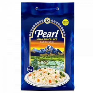 Pearl Pishori Rice 5kg  100% Kenyan Rice from Mwea  Aromatic & Naturally Sweet