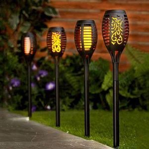 Solar Torch Light Outdoor Flickering Flame Dancing Lights