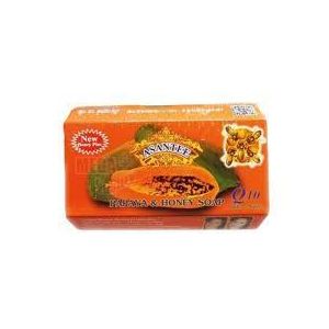 Asantee ORIGINAL PAPAYA AND HONEY HERBAL LIGHTENING SOAP 125G