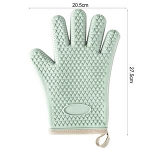 1PC Silicone Anti-scalding Oven Gloves Mitts Potholder Kitchen