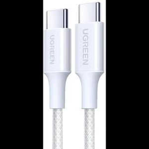 Ugreen L502 100W USB-C to USB-C PD Fast Charging Cable 2M – 5A USB-C Charger Cable, 480Mbps Data Transfer, Nylon Braided for MacBook, iPad, iPhone 15/16, Samsung Galaxy & More