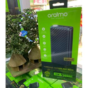 Oraimo PowerBox 300 OPB-1301 30,000mAh Power Bank – Ultra-High Capacity Fast Charging Portable Battery Pack with Dual USB Output