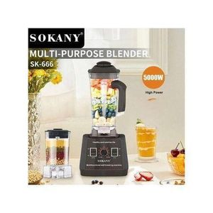 Sokany 5000Watts- 2 In 1 Commercial Multi Purpose Professional Blenders For Kitchen, Blender And Smoothie Maker, Coffee Grinder , Ice Crush
