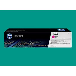 HP 126A Magenta Toner Cartridge, Original LaserJet Pro CP1025 CM1415fn,  CE313A, High-Quality Print