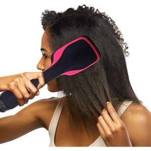 One Step 2 In 1 Hair Dryer/ Brush Hair Blower Electric Hot Air Brush - Black/pink