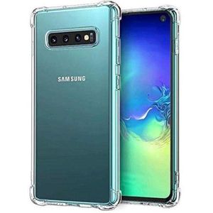 Samsung Galaxy S10 Case, Non-Yellowing Transparent Hard Back PC and TPU Cover Phone Case with Protective Design