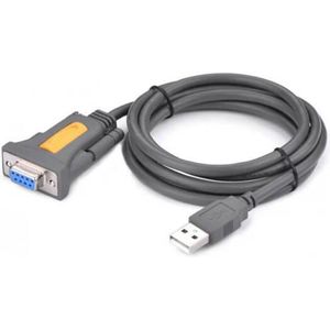 Ugreen CR104 USB to DB9 RS-232 Female Serial Adapter Cable 1.5m, 1Mbps Transfer Speed, Plug & Play – USB to Serial Converter for PC, Router, Scanner & Barcode Devices
