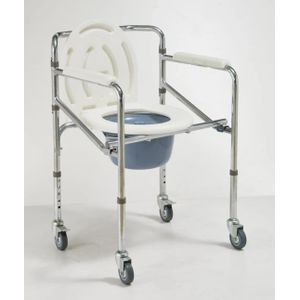 Heavy duty Commode chair with wheels