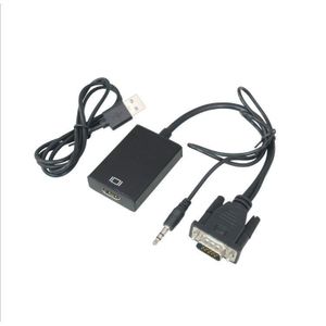 VGA To HDMI Converter Adapter Cable With Audio Output