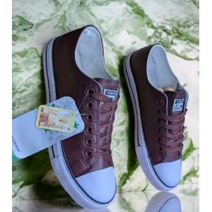 Trendy leather canvas/Converse rubber Shoes 