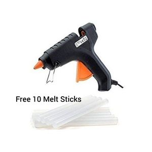 Hot Glue Gun Professional Hot Melt GlueGun 60 W Uses 11 mm Glue Sticks + Free 10 Melt Sticks