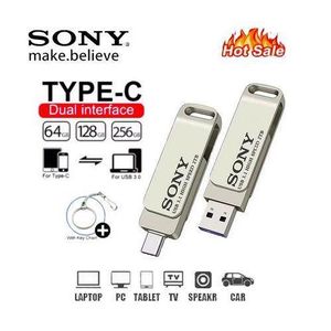 Original SONY Flash Drive High Speed Type-C USB PenDrive Metal Pendrive