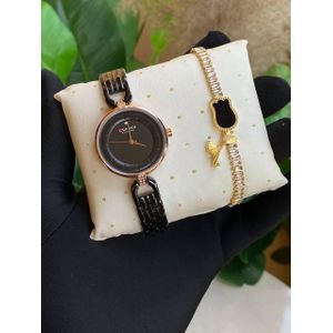 Ladies Watch and Bracelet Combo