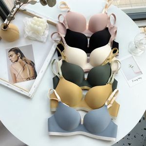 Fashion New Wireless Small Cap Padded Invisible Push Up Bra CupA/B