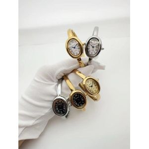 Sunlifex Elegant Oval Roman Numeral Bangle Watch