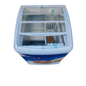 TLAC 156 Litres Display Showcase Chest Freezer with Sliding Glass Door 