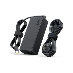 Lenovo  Laptop Charger-65w USB Type-C AC Adapter With Power Cable Complete