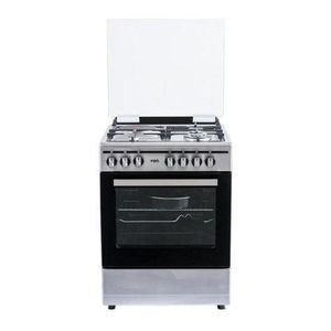 VON 60x60 Freestanding Cooker –3 Gas Burners + 1 Electric Hotplate, 5 Functions Electric Oven, Flame Failure Device