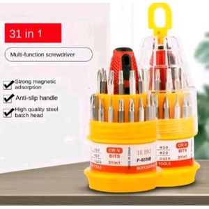 31-in-1 Multi-Function Precision Screwdriver Set – Magnetic Repair Tool Kit (Phone, Laptop, Electronics)