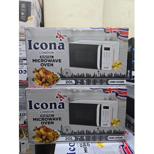  white 20 litre Icona digital microwave