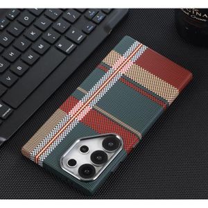 Samsung  Galaxy S26 Ultra cover Carbon Fibre Case with Slim Profile, Tribal Pattern Slim Fit, Anti-Scratch & Slip, Shockproof Protective Phone Case red