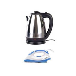 AILYONS Automatic Water Heater Electric Kettle AND PLS Free Iron Box