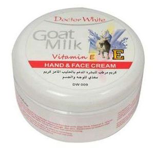 Doctor White  Goat Milk Hand & Face Cream With Vitamin E & Aloe Vera-300g