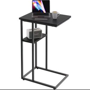 Liko 2 layer metallic side table 