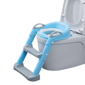Toddler Potty Training Seat with Ladder and soft cushion