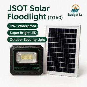 JSOT  60W, 100W, 200W, 300W Solar Outdoor Lights Waterproof Bright SOLAR FLOODLIGHT