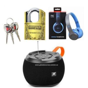 Mindy Heavy-Duty Padlock for Gates, Sheds & Containers/ High-Grade Anti-Theft Lock for Secure Living Size '40 plus C15 Wireless Bluetooth Speaker+ P47 Headphones 
