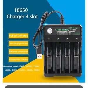 Lithium Battery Charger - 4 Slot Multi-function Charging