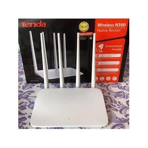 Tenda F6 Wireless Router 300Mbps - 4 Antennas, 2.4GHz.