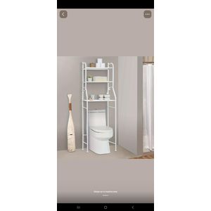 Bathroom 3-Tier Over-The-Toilet Storage Rack –  Organizer Shelf with Towel Holder