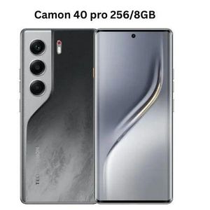 Tecno Camon 40 Pro 256GB Storage 8GB RAM 6.78 Inch AMOLED 120Hz 5000mAh 45W Fast Charge - Galaxy Black