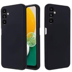 Soft Silicone Back Cover for Samsung Galaxy A15 - Black, anti-fingerprint, anti-scratch, durable silicone case