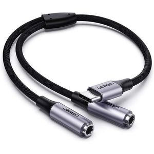 Ugreen AV144 - USB-C To 2 Female 3.5mm Headphone Splitter Cable