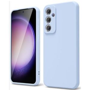 Soft Silicone Back Cover for Samsung Galaxy S23 - Light Blue, anti-fingerprint, anti-scratch, durable silicone case