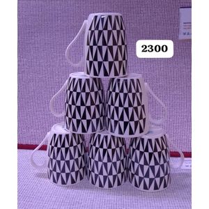 Classy 6 pcs ceramic cups