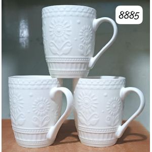 Ceramic white mug