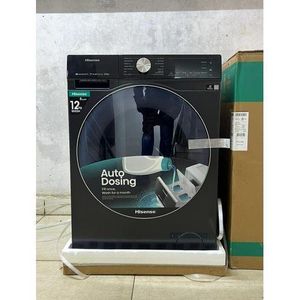 Hisense  Full Automatic, Front Load 12KG/8KG Wash And Dry Washing Machine With FREE Iron Box