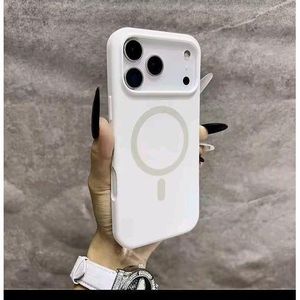 LUXURY ORIGINAL SILICONE MAGSAFE MAGNETIC PHONE CASE FOR IPHONE 17PRO MAX MUST HAVE.