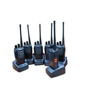 Baofeng BF-888S Lightweight Design 3-5Kms Range 16 Channels Hand Held Portable 2-Way Communication Walkie Talkie Radio Calls-8 Pieces